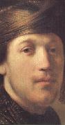 Isack jouderville Details of  Bust of a young Man in a Turban (mk33 oil on canvas